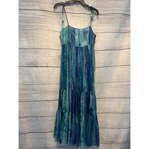 Z and L Athena Multi Blue Maxi Dress Size M